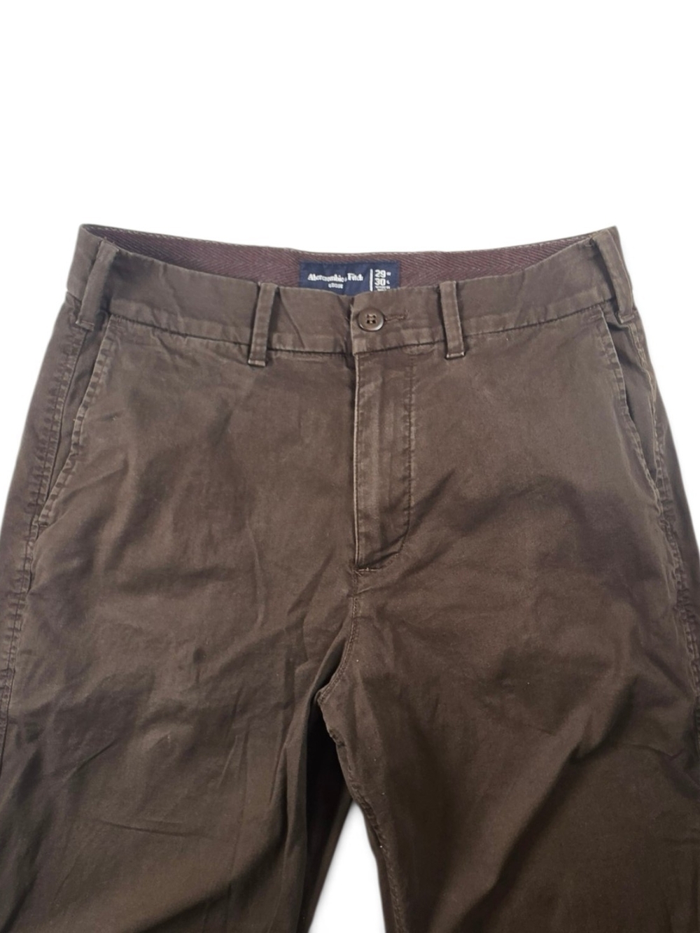 Abercrombie & Fitch Brown Slim Straight Chinos 29 Gorpcore Workwear